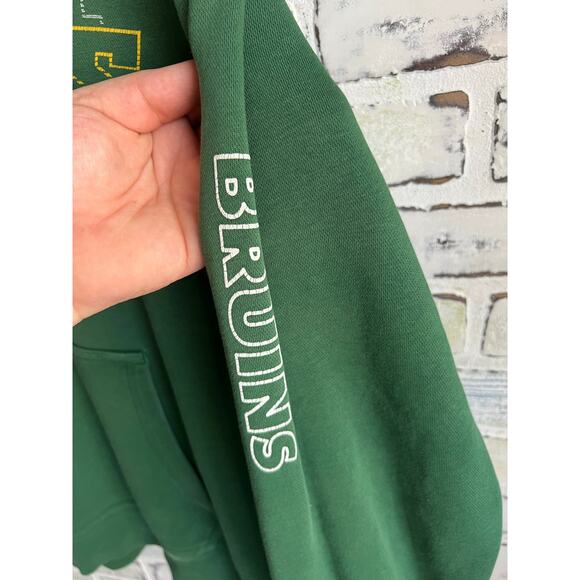 2000’s Nike Green Center Check Hoodie Size Medium 21x29 preowned - Picture 4 of 5